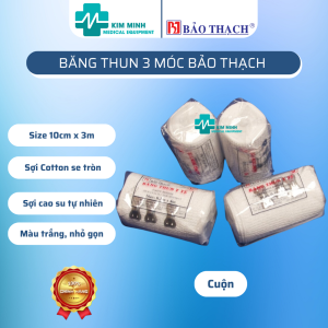Băng thun có móc băng thun y tế băng thun 3 móc Bảo Thạch (1 cuộn)