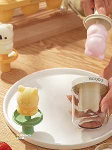 Multiple Shape Ice Creams Tray With Soft Detachable Design Perfect For Childrens Summer Dessert And Kitchen Creativity