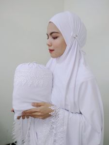 Telekung Travel | Telekung Sayyida | Korean Moscrepe Premium | Anti Kedut | telekung lace | EXCLUSIVE