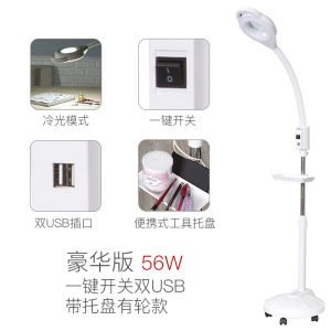 Floor Salon Beauty Lamp For Tattoo Adjustable Floor Standing Lamp Tattoo Beauty Lamp Floor Semi-Permanent Shadowless Cold Light Lamp