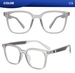 IOOI Eyewear -  Kacamata Kotak TR90 Lensa Anti Radiasi Blueray Photocromic Wanita/Pria 654