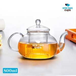 Pengiriman Jakarta Teko Pitcher Glass Teapot Japanese Infuser saringan teh tea herbal anti panas