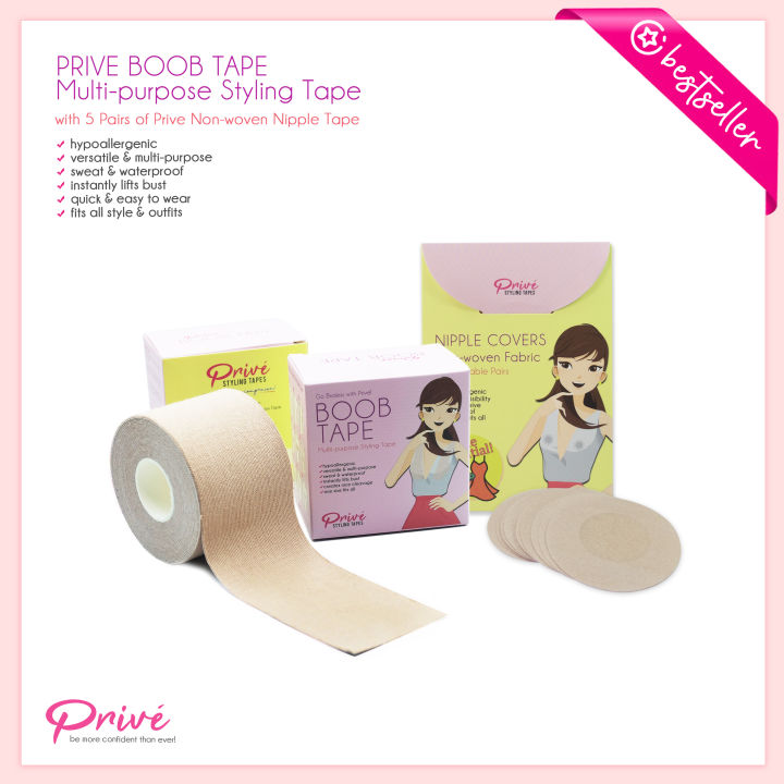 Boob Tape & Nipple Cover Set