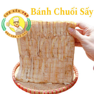 Bánh chuối vuông nguyên chất chưa nướng Bến Tre túi 500gr