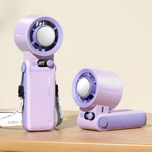 30 Hour Battery Life(2025 New) 8000mAh USB Rechargeable Portable Fan | Handheld Cooling Fan With Large Battery | 199 Gear Free Adjustment PK JISULIFE