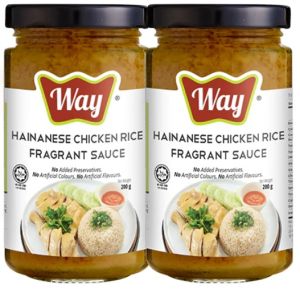 WAY SAUCE - Hainanese Chicken Rice Fragrant Sauce 海南鸡饭酱 [ 2bottlesx200g ]