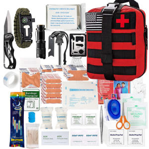 【Spot supply】250PCS First Aids Kit Outdoor Camping tourniquet Survival Set Travel Multifunction First Aid SOS EDC Emergency Supplies