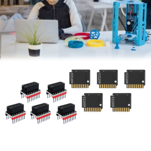 EZ2209 Stepper Motor Driver with EZ Driver Connectors Set for 3D Printing Controller Boards with Cooling Heatsink 5 Sets