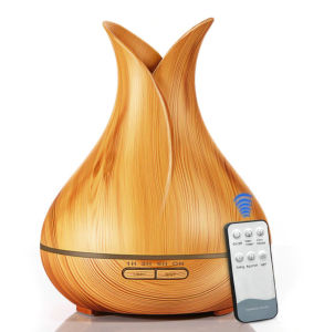 ❣️ขายดีมาก❣️มีรีโมท เครื่องพ่นควัน เครื่องพ่นหมอก เครื่องเพิ่มความชื้น เครื่องพ่นไอน้ำ เครื่องพ่นไอน้ำอโรม่า ไฟ 7 สี LED จุ 400 ml.