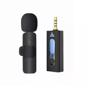 รุ่นใหม่2022 Lavalier Wireless Microphone ลดเสียงรบกวนไมโครโฟน 3.5มม AUX Interface เหมาะ สำหรับ Megaphones รถแล็ปท็อปลำโพงบลูทูธ iPhone โทรศัพท์ Android