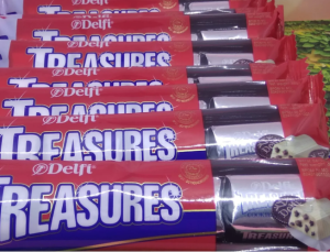 Delfi Treasure Almond Cookies 36gr Coklat Delfi Treasures