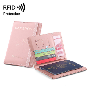 FID Passport Bag Pu Leather Can Put SIM Card ID Bag Leather Case Passport Holder