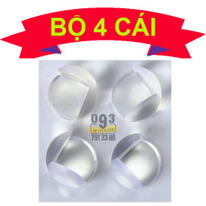 Combo 4 Cao Su  Bịt Chụp Góc Cạnh Bàn Bọc Cạnh BànBịt Góc Chống Va Đập Silicon