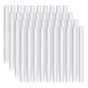 40 Pieces Humidifier Cotton Filter Sticks Refills Wicks for USB Powered Mist Diffusers Portable Diffuser Replacement