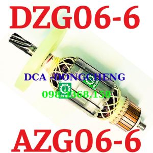 Rô to máy Đục Bê Tông DCA/DONGCHENG Mod.AZG/DZG 06-6 / 06-6S / AZG1350-6. Bánh răng Chổi thạn ...