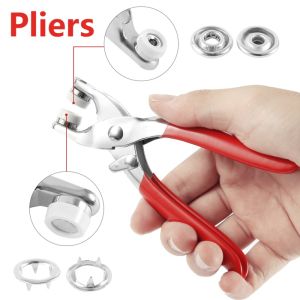 Bộ 100 Nút Bấm Bằng Kim Loại Cứng Dùng Để May Vá / Trang Trí Quần Áo / Túi Xách