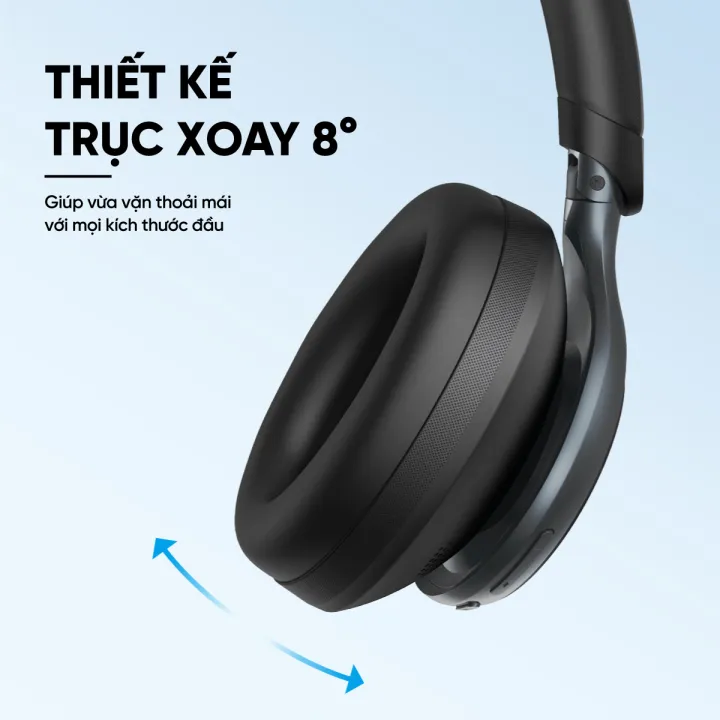 Tai nghe không dây chụp tai soundcore Space One | Âm thanh Hi-res | Giảm ồn 98% | 55 giờ phát nhạc | BigBuy360 - bigbuy360.vn Tai nghe không dây chụp tai soundcore Space One | Âm thanh Hi-res | Giảm ồn 98% | 55 giờ phát nhạc | BigBuy360 - bigbuy360.vn