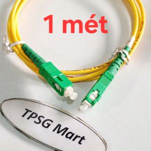 Cáp nhảy quang mạng dài 1m / 2m / 3m / 5m / 10m (Đầu SC / UPC hoặc SC / APC Optical fiber cable)