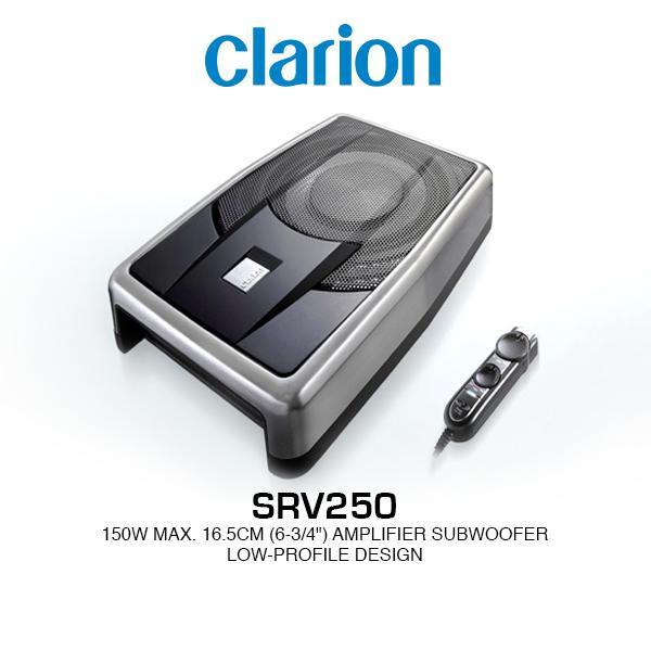 Clarion SRV250 17cm密閉型　パワード　サブウーファー クラリオン Clarion SRV250 売切り クラリオン製17cm密閉型・パワードサブウーファー 17cm密閉型・パワードサブウーファー
