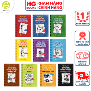 Combo sách Nhật Ký Chú Bé Nhút Nhát tập 1-10 Diary of a Wimpy Kid - Phiên bản tiếng Việt