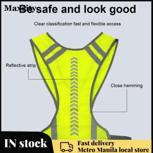5Pcs Reflective Running Vest High Visibility Vest Adjustable Lightweight Running Vest with Pocket Safety Vest for Women Men Kids