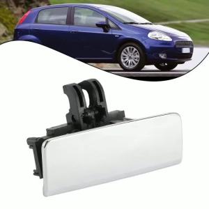 Aria 735426145 Chrome Glove Latch Handle Replacement for Fiat Grande Punto 199 2005 2019 Hatchback Right Hand Drive Compatible 4Y2Z8