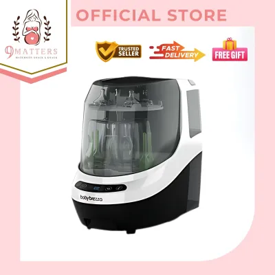 Baby Brezza 6-in-1 Bottle Washer Pro I All-in-One Machine with HEPA-Filtered Easy-to-Use Large Capacity for Baby Bottle Cleanser