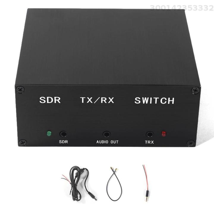SDR Transceiver Switch, 100W DC -160MHz Antenna Sharer TR Switch Aluminum Box Device 50