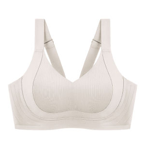 เสื้อชั้นในแบบไร้ตะเข็บ VEIMIA ช่วยลดขนาดหน้าอกให้เล็กลง ปกปิดหน้าอกด้านข้าง คัพเต็ม สวมใส่สบายตลอดวันสำหรับการทำงานและช้อปปิ้ง