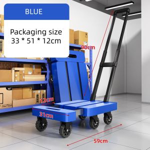 Heavy Duty Multi-Functional Portable Foldable Trolley Cart Wagon Push Cart Scalable Home grocery cart Super Load