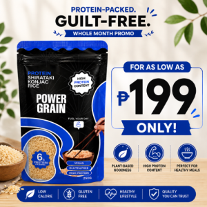 Power Grain Premium Protein Shirataki Konjac Rice 250mg - High Protein Vegan Rice Alternative - Gluten Free Healthy Diet Rice FDA approved