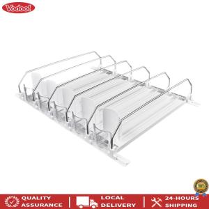 [2026 New] Beverage Pusher Shelf E-shaped Glide Auto Beer Pusher Holder for Kitchen Fridge