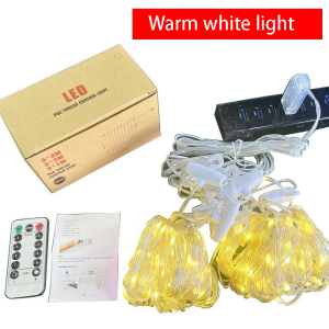 3Mx3M 300 LED Curtain Lights Romantic Wedding 8 Modes Outdoor Icicle String Light Remote-control USB Lamp Bedroom Indoor Outdoor Weddings Party Decorations