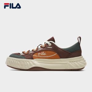 FILA CORE FASHION MILANO Men canvas sneakers (Beige / Brown)