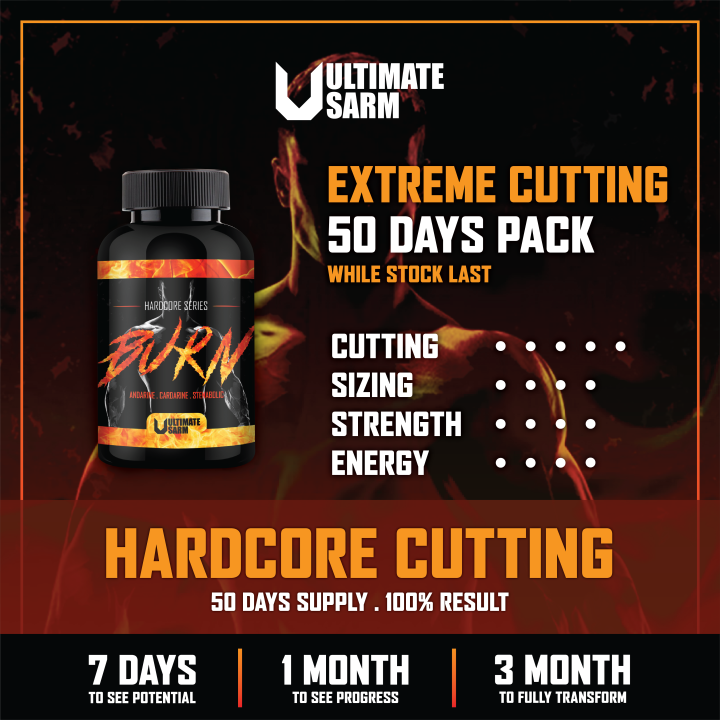 Best Sarms Stack For Muscle Growth And Fat Loss SARMs Hardcore Series (Ultimate Burn) 150 Capsule x 32.5mg Per Caps