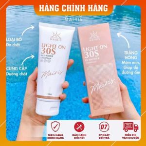 Tắm Trắng Light On 30S Mairis Trắng Da An Toàn Với Glutathione Và Tẩy Tế Bào Chết 2 in 1...