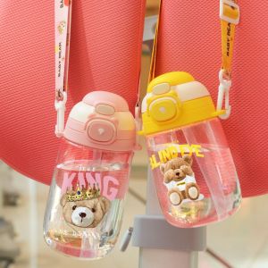 Botol Minum Tali Anak Lucu & Unik 600ml Kotak Minum Aethetic KLX 108