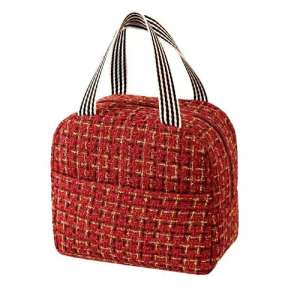 OVER SHOP Thermal Insulation Picnic & Lunch Handbag 1pcs Japanese Style Bento Bag -Large-Capacity