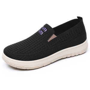 [Free Shipping] WomenS Shoes Versatile Spring Style Soft-Soled Comfortable Breathable Mesh Fabric Slip-On Design Perfect For Moms