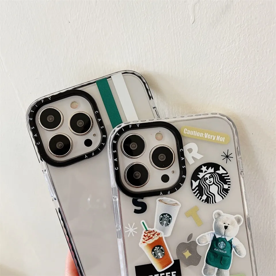 Fashion Brand Casetify jointly Starbucks Transparent Shockproof