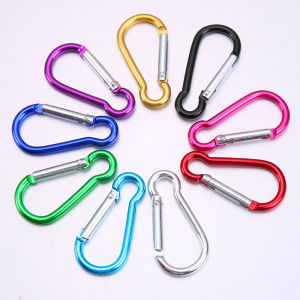 Móc khóa nhôm nhieuf màu đa năng - giao màu ngẫu nhiên
