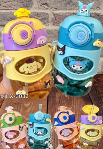 TOKO21 Botol Minum Tali Panjang HX 3217 Botol Anak Karakter Lucu MONORRO 600/800 ML Tumbler SANRIO
