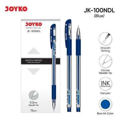 (12pc) JOYKO Pulpen Gel 1 Pack JK-100NDL 0.5mm