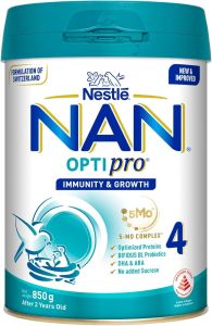 Nestle NAN OPTIPRO 4 Toddler Growing Up Milk (Now with 5-MO Complex) - Stage 4 (850g)
