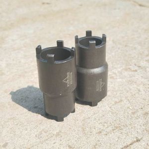 YUKIDO - Kunci Mahkota Mur Kopling Type A 25-30mm Double Crown Socket 1/2 Inch Untuk Honda Kunci Shock Mahkota Treker