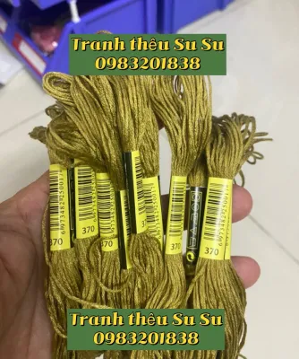 Chỉ cotton thêu tranh chữ thập mã DMC các mã từ 300 đến 372 (giá 1 tép)