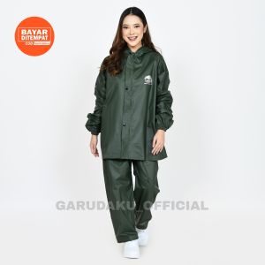 Jas Hujan Setelan Biru Dongker By Garuda Terbaik pria wanita dewasa