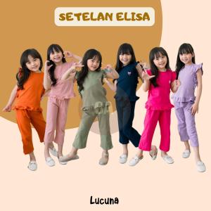 Setelan Anak Cewek Elisa Lucuna Mix Warna Size 1-5 Tahun