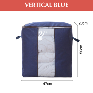 QB Foldable Storage Box non-woven Waterproof Clothes Storage Organizer Box Baskets Bag Bedsheet Towel