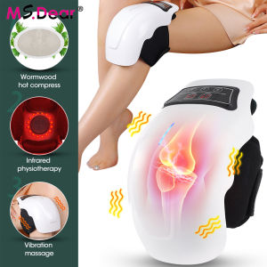 Smart Hot Compress Knee Massager Electric Heating Vibrations Massage Infrared Knee Joints Elbow Shoulder Therapy Massager